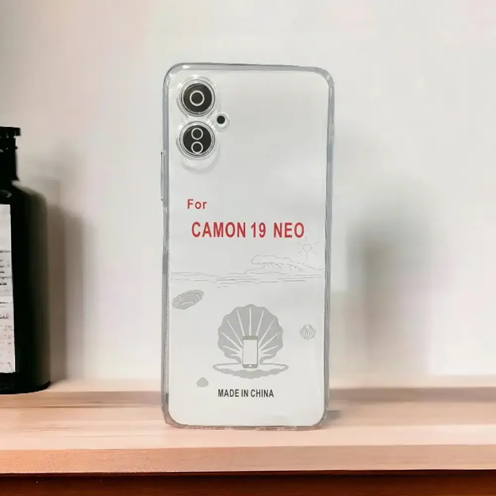 Tecno Camon 19 Neo Dust Plug TPU|Transparent Back Case