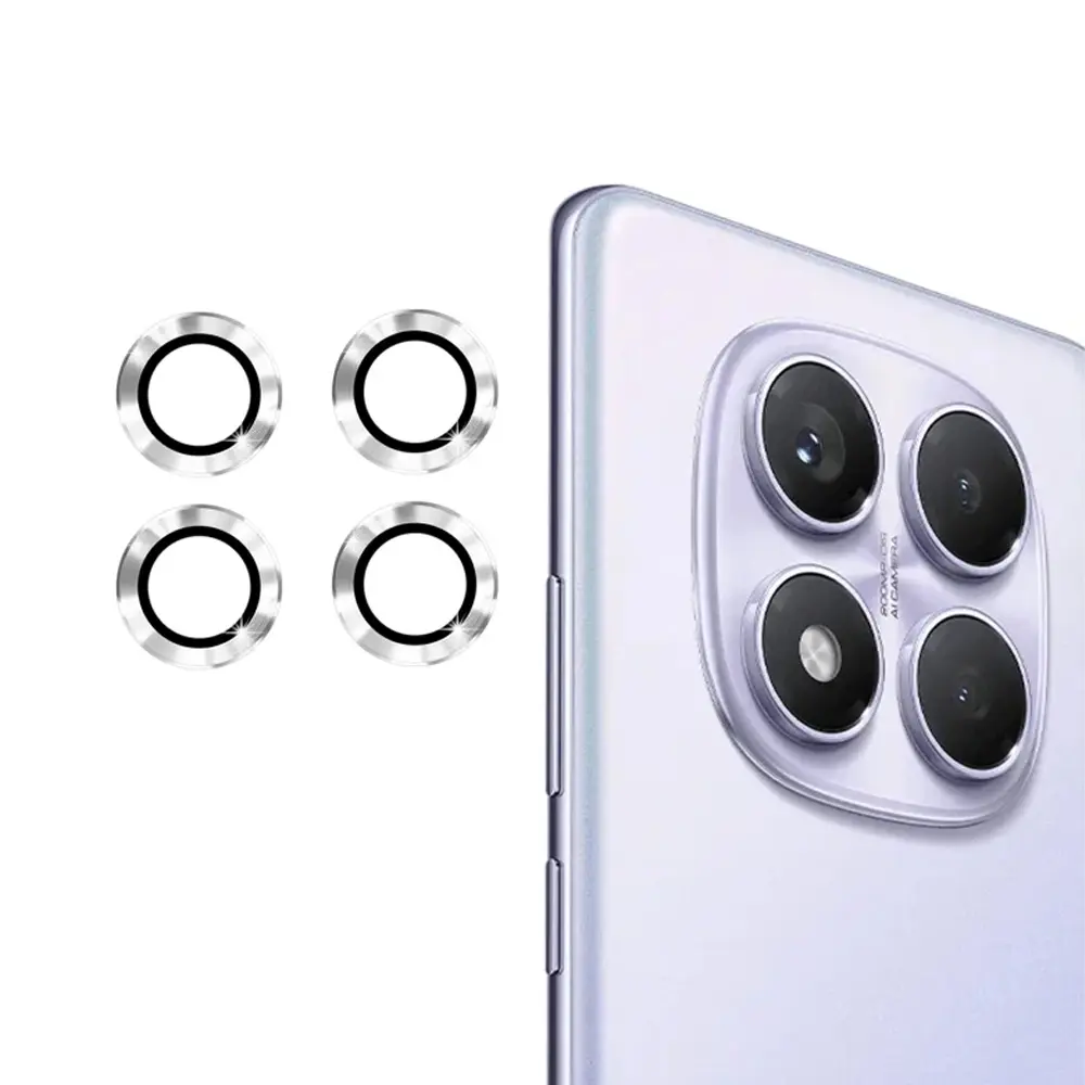 Redmi Note 14 Pro Black Camera Rings - Premium Lens Protection