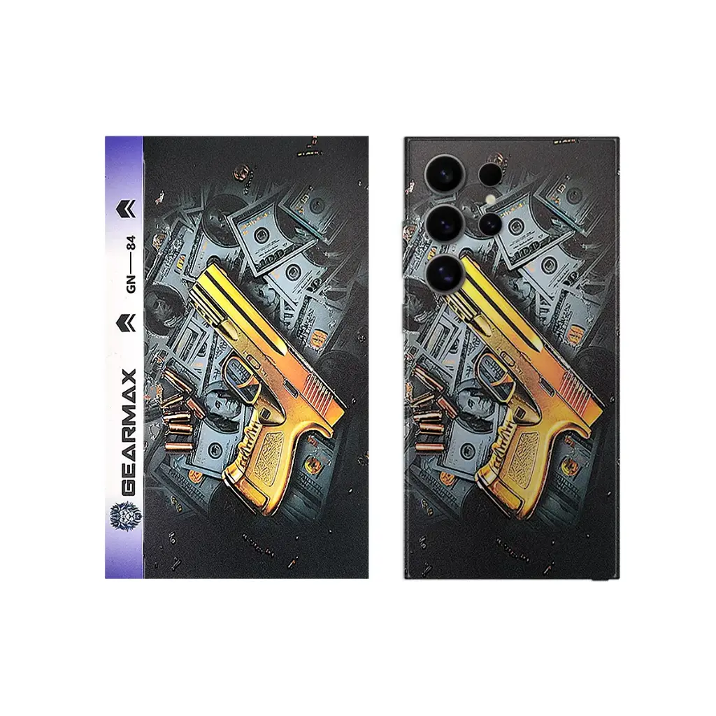 3D Printed Mobile Back Customize Skin (GUN)