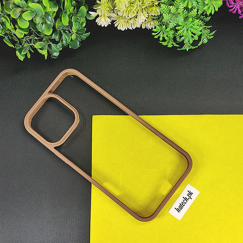 iPhone 16 Pro Max Side Color Spigen Back Case (Desert Titanium)