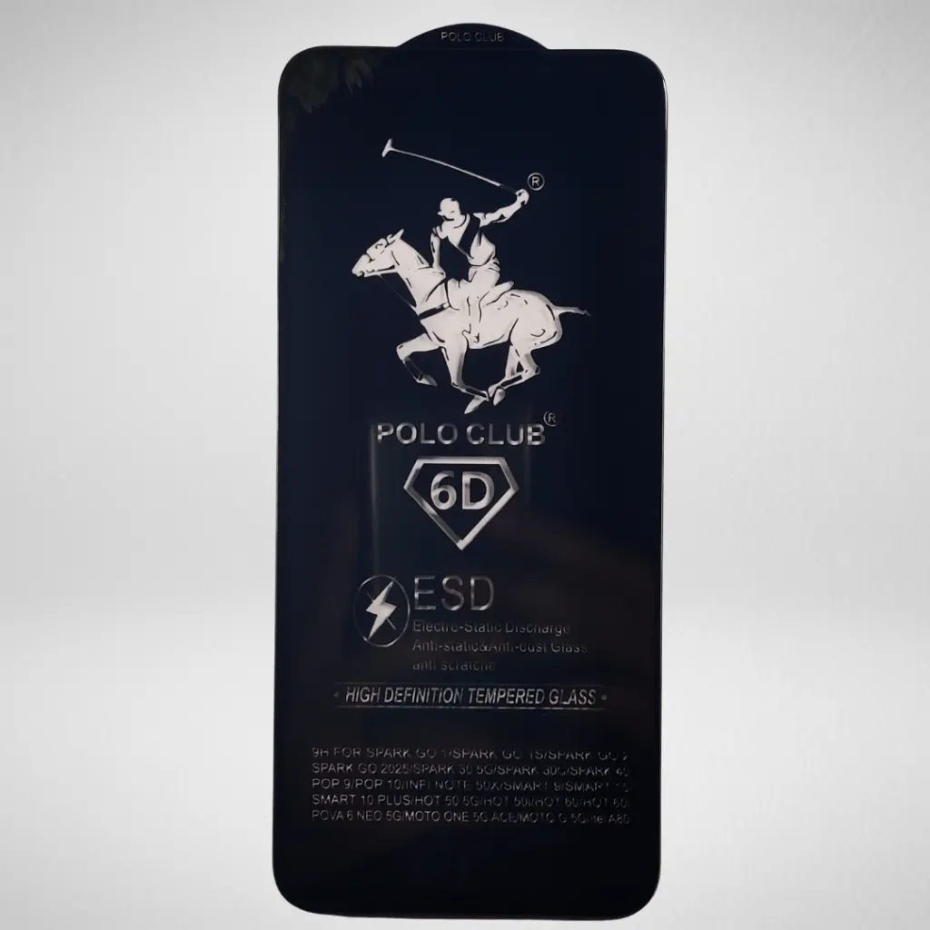 6D Tempered Glass for Infinix Hot 50i & Multiple Mobile Models