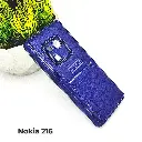 Nokia 216 Soft Silicone Back Case (Navy Blue)