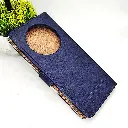 Redmi 14C Luxuary Leather Book Case (Navy Blue)