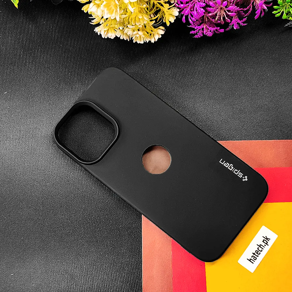 [PO14BIP16PMAX-56-2] iPhone 16 Pro Max Spigen Soft Silicone Back Case (Black)