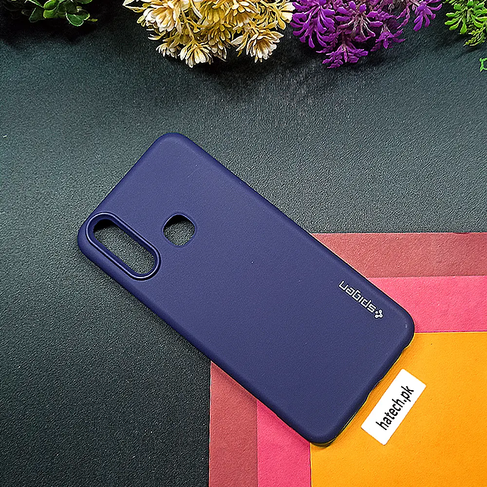 Vivo Y17|Y15|Y12|Y11 Spigen Soft Silicone Back Case (Navy Blue)