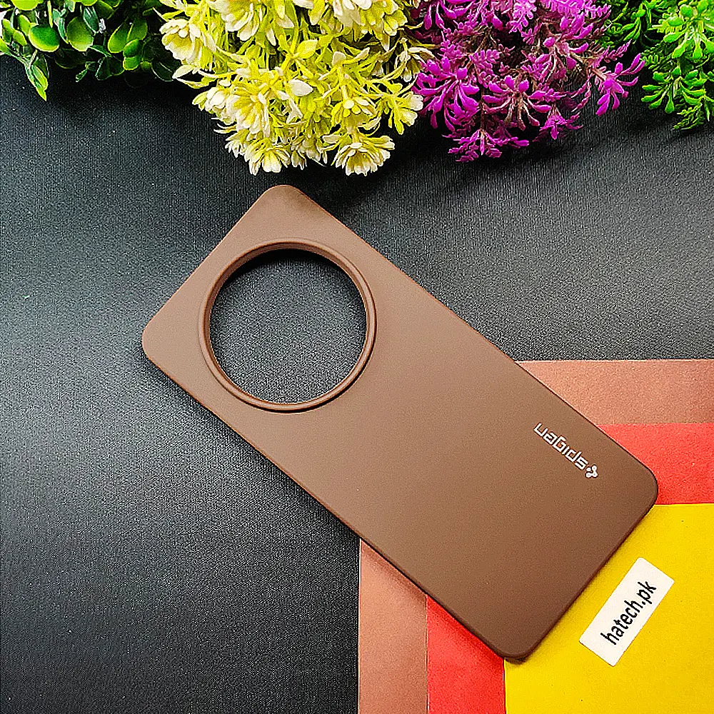 [PO14BTSPRK30-56-13] Tecno Spark 30 4G Spigen Soft Silicone Back Case (Brown)