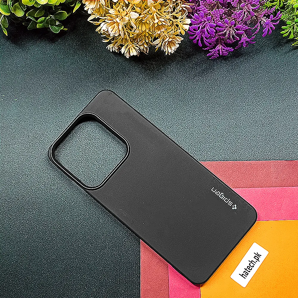 Oppo Realme C61|Realme C63|Note 60|Note 60X Spigen Soft Silicone Back Case (Black)