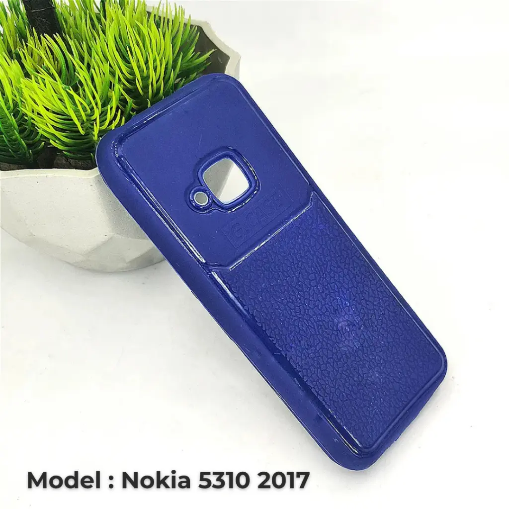 Nokia 5310 2017 Soft Silicone Back Case (Navy Blue)