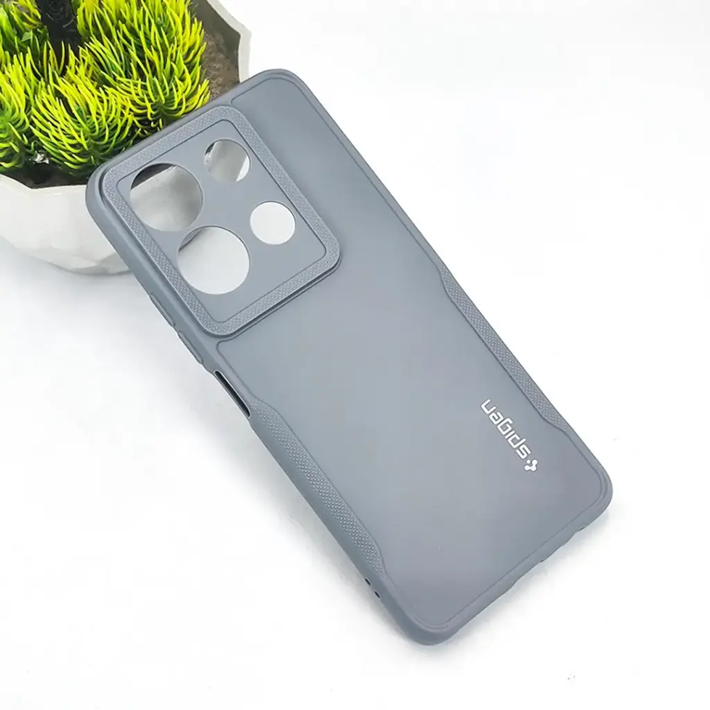 Infinix Note 30 4G Soft Silicone Back Case (Gray)