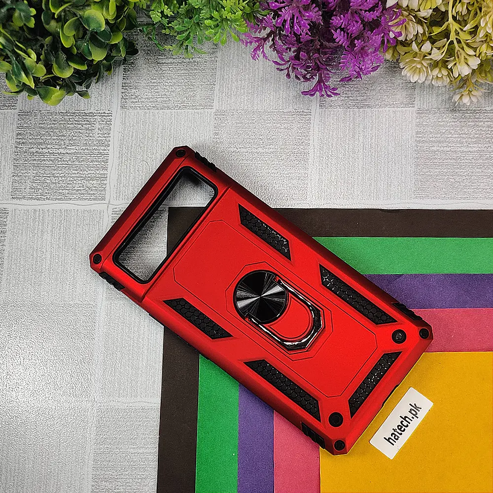 Google Pixel 6 Armour Back Case (Red)