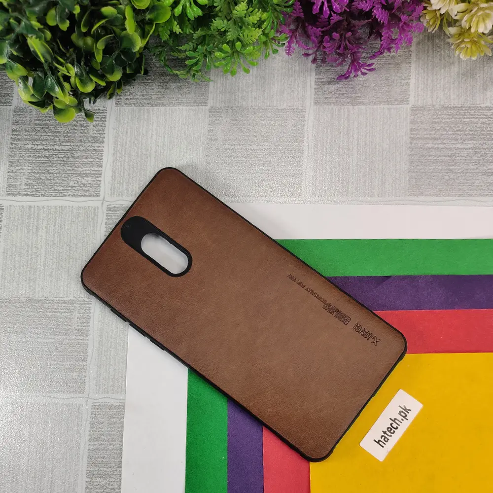 [PO18BNK6-1-13] Nokia 6 X-Level Luxuary Leather Back Case (Brown)