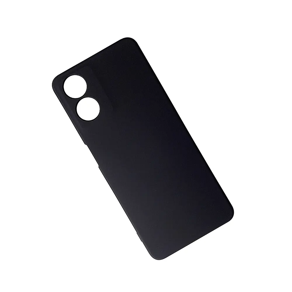 Motorola Moto G04 Matte Soft Silicone Back Case (Black)