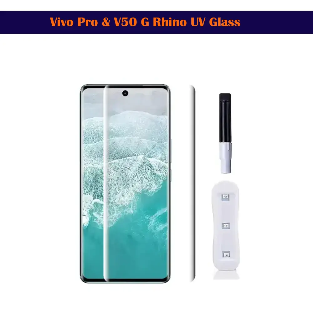 [PL16VIX200PR-5] Vivo X200 Pro & V50 G Rhino UV Glass - Ultimate Screen Defense