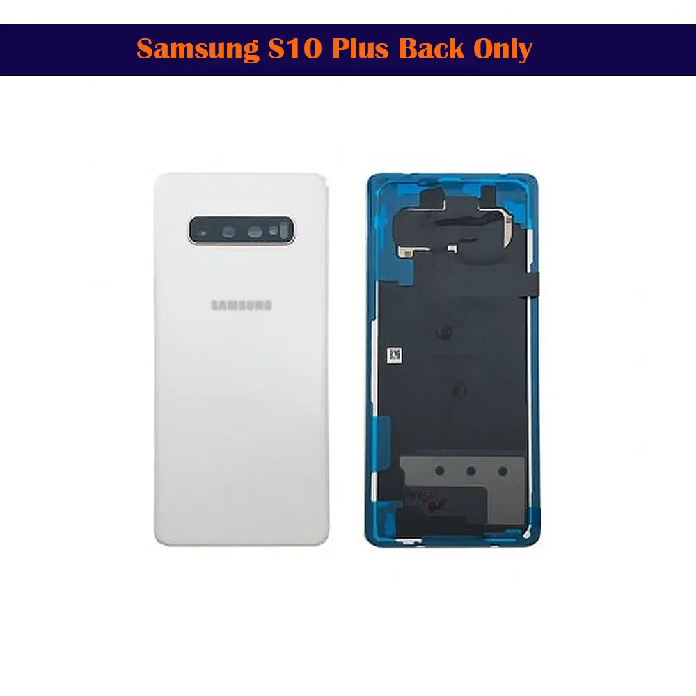 Samsung S10 Plus Back Cover - White | Premium Replacement Housing
