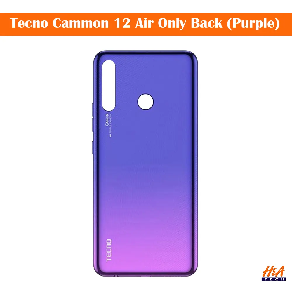 [HS9TCMN12A-3-12] Tecno Camon 12 Air Only Back (Purple)