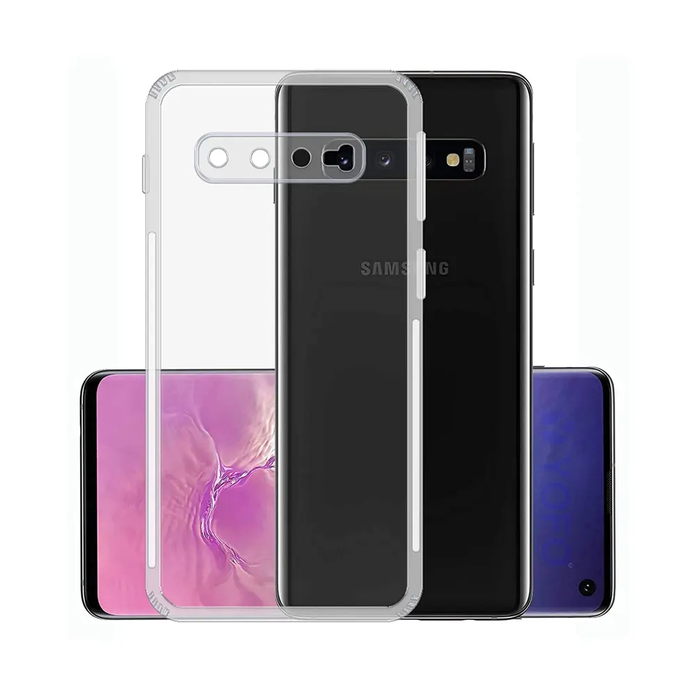 Samsung Galaxy S10 Plus Dust Plug TPU|Transparent Back Case