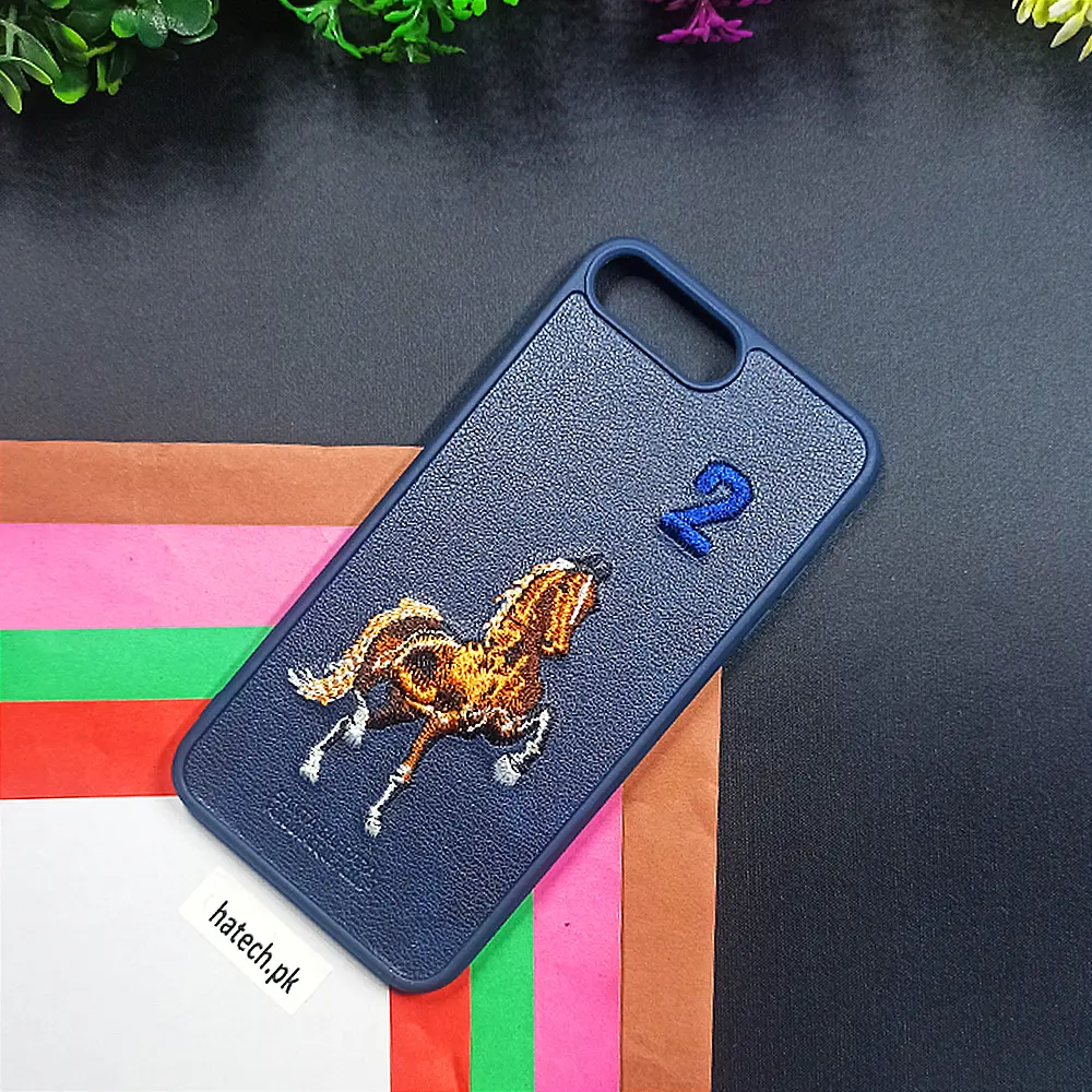 iPhone 7 Plus|8 Plus Santa Barbara Polo Racquet Club Back Case (Navy Blue)