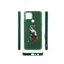 Oppo A15/A15S Polo Brand Leather Side Metal Ring Back Case (Green)