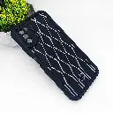 Redmi Poco M3 Logo Soft Silicone Printed Back Case (Black)