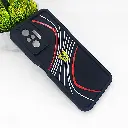 Redmi Note 10 Pro Logo Soft Silicone Printed Back Case (Black)