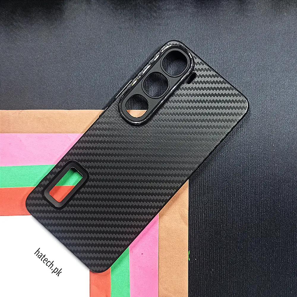 Vivo Y200 4G|Y300 4G|V40 Lite 5G Carbon New Paper Back Case (Black)