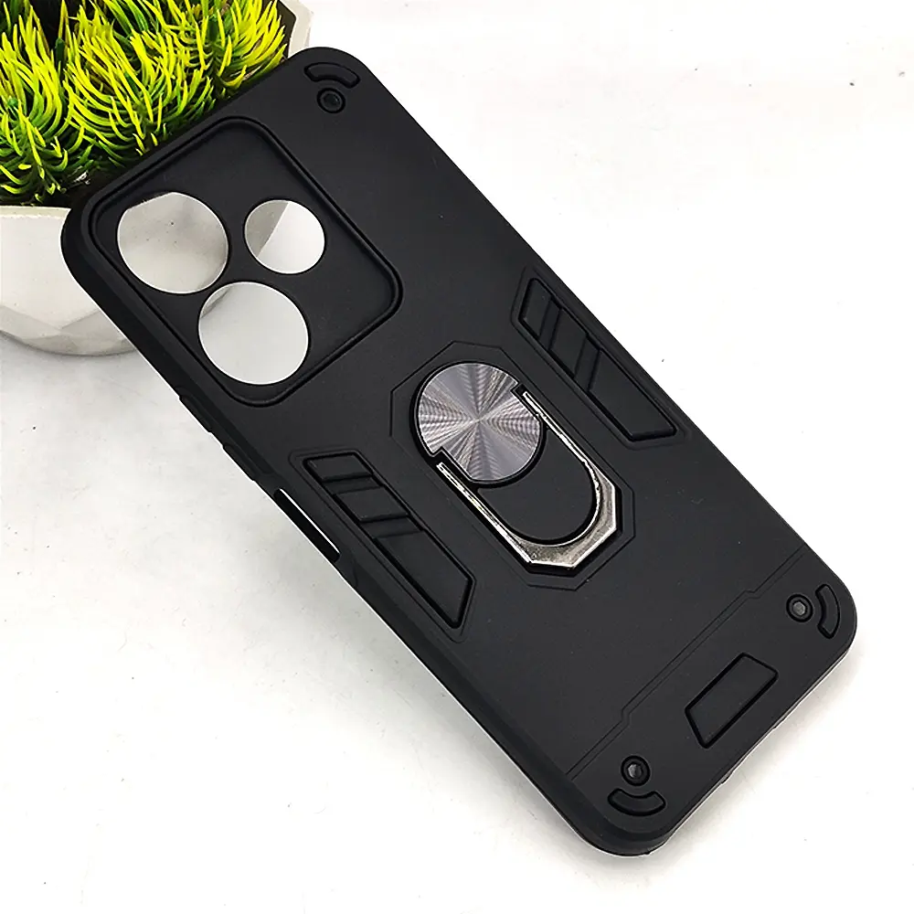 Redmi 13 4G Armor Back Case (Black)