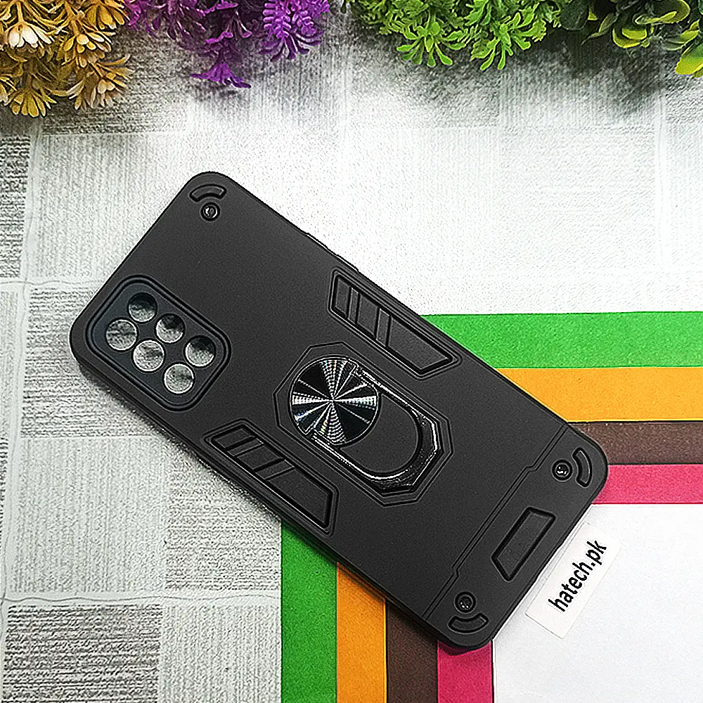 One Plus 9R/8T Armour Mobile Back Case (Black)