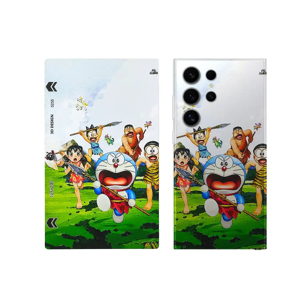 Doraemon 3D Printed Mobile Back Skin - Customizable & Fun Design