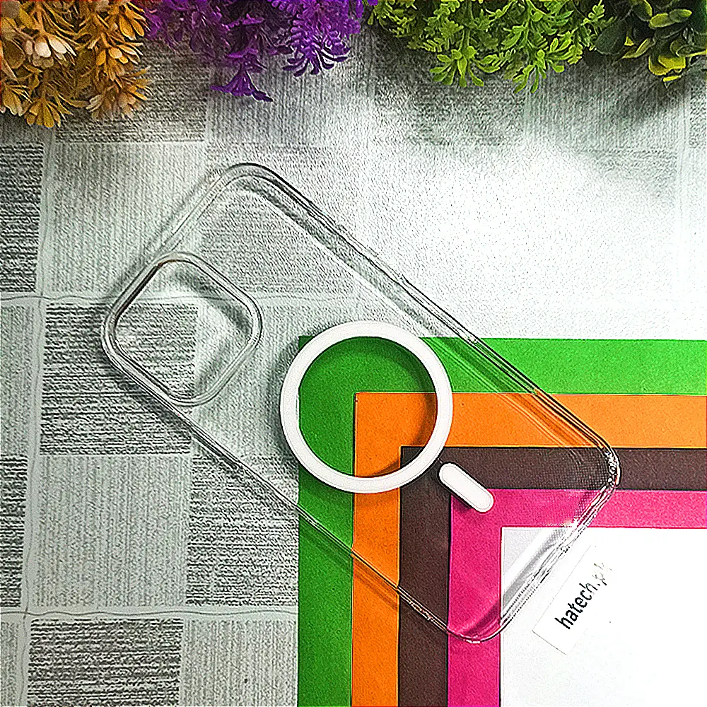 [PO13BIP13PMAX-1-30] iPhone 13 Pro Max PC Transparent Mag Safe Back Case (Crystal)