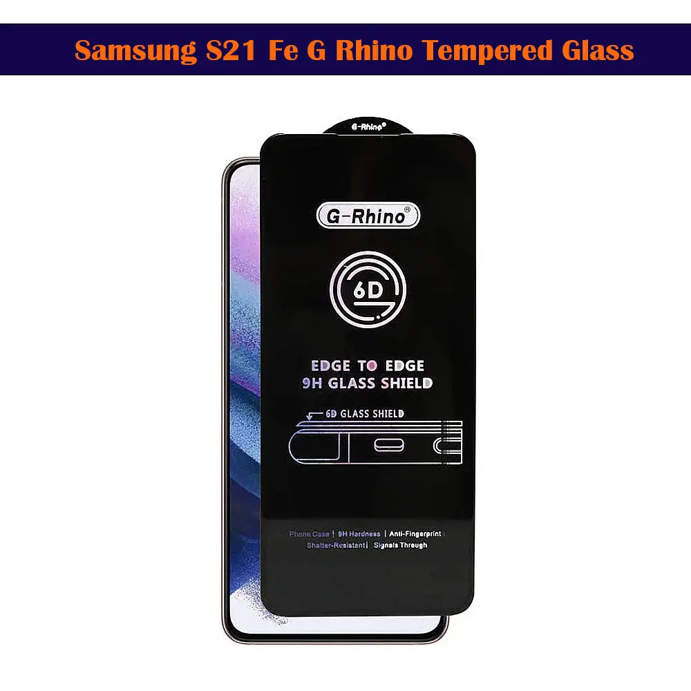 [PL6SS21FE-6-2] Samsung S21 Fe G Rhino Tempered Glass
