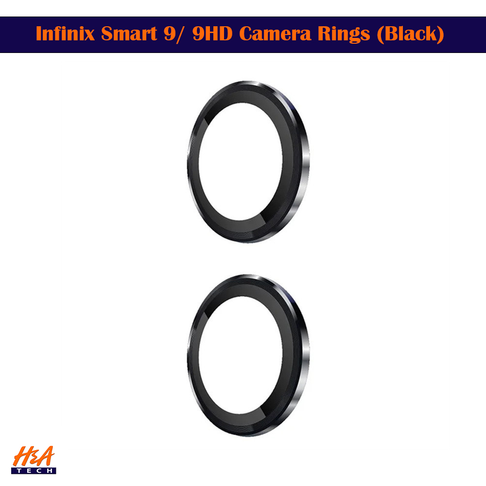 Infinix Smart 9/ 9HD Camera Rings Protector (Black)