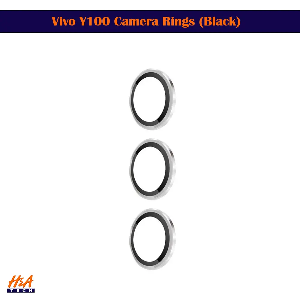 [PL14VIY100-3-7] Vivo Y100  Camera Rings (Silver)