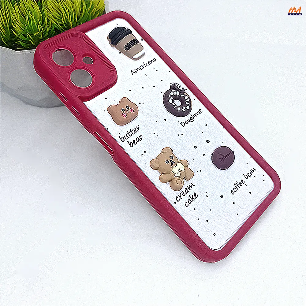 Samsung Galaxy A06 Soft Silicone Coffee Back Case (Maroon)