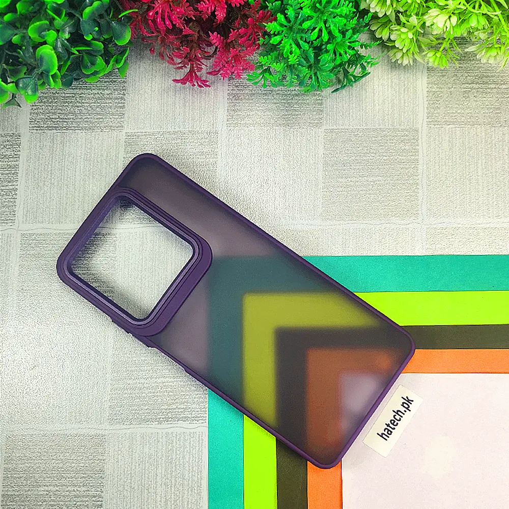 Infinix HOT 40/40 Pro/Spark 20 Pro 3D Creative Matte Back Case (Purple)