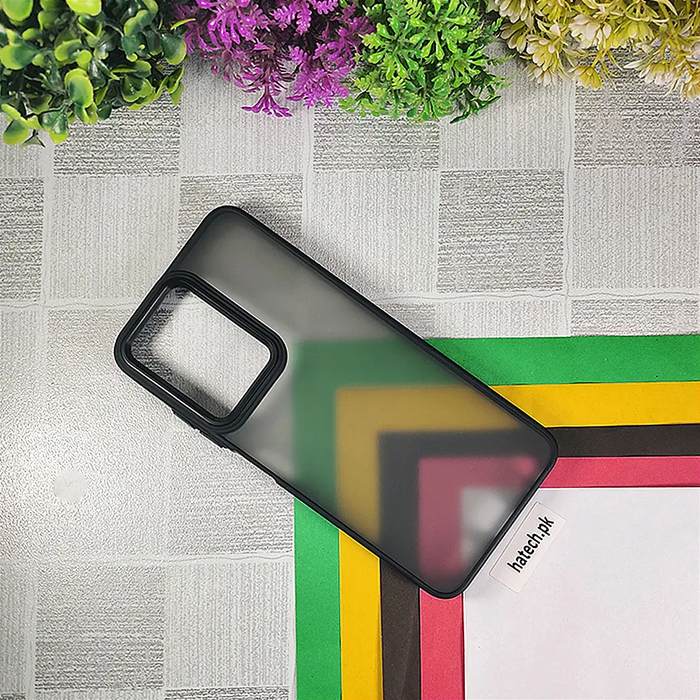 Infinix Hot 30i 3D Creative Matte Back Case (Black)