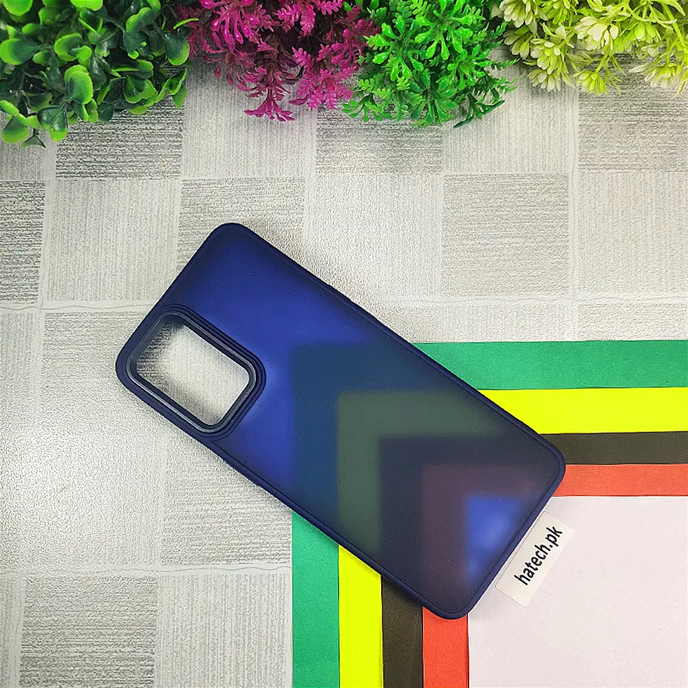 Oppo F21 Pro 5G 3D Creative Matte Back Case (Navy Blue)