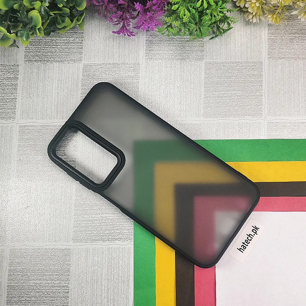 Oppo Reno 6 3D Creative Matte Back Case (Black)