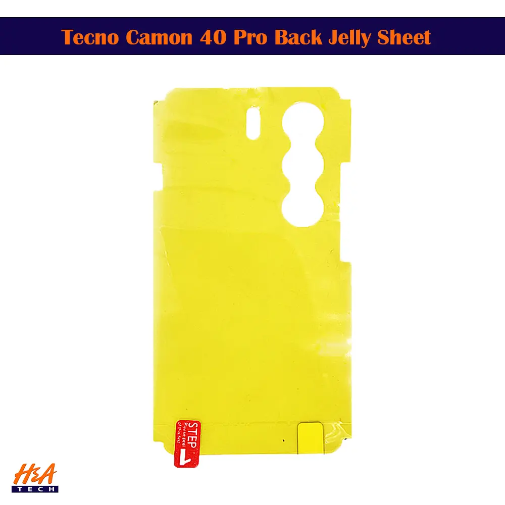 Tecno Camon 40 Pro Korean Back Jelly Sheet - Stylish Protection & Durability 
