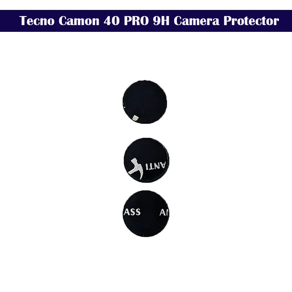 Tecno Camon 40 PRO 9H Camera Protector - Premium Glass Lens Shield