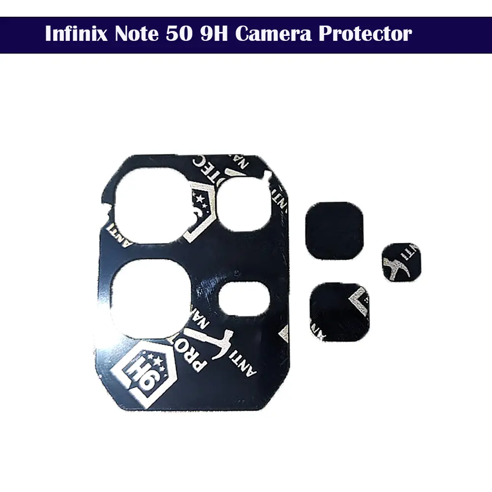 Infinix Note 50 9H Camera Protector - Stylish Green Lens Protection 