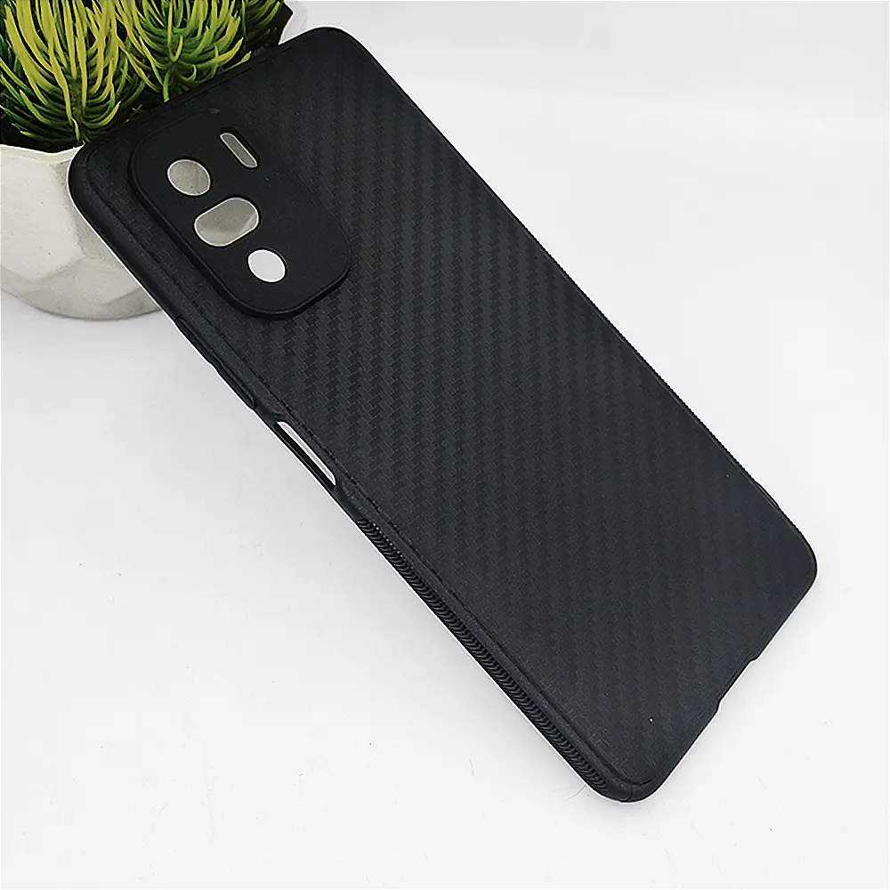 Xiaomi Redmi K40|Poco F3 Matte Soft Silicone Paper Back Case (Black)
