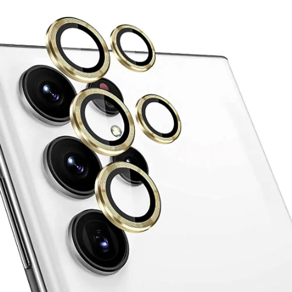 Samsung S22 Ultra Yoyo Camera Rings - Golden | Premium Lens Protection  