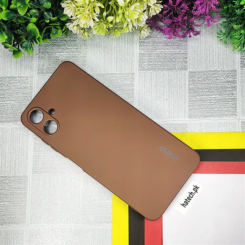 [PO23BSA06-9-13] Samsung Galaxy A06 Eouro Official Soft Silky Back Case (Brown)