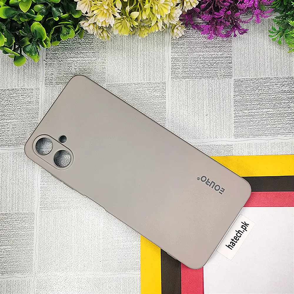 Samsung Galaxy A06 Eouro Official Soft Silky Back Case (Titanium)