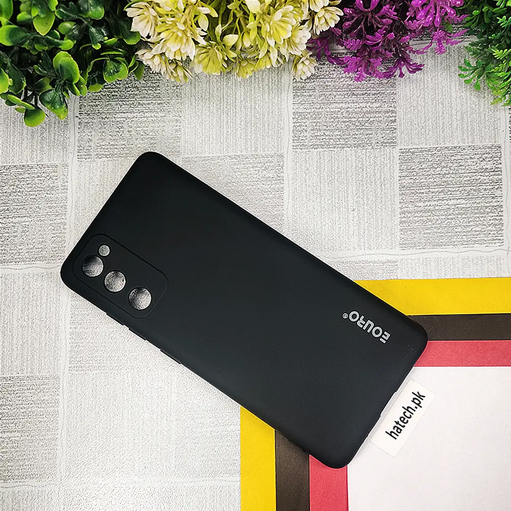 [PO23BSS20FE-9-2] Samsung Galaxy S20 FE Eouro Official Soft Silky Back Case (Black)