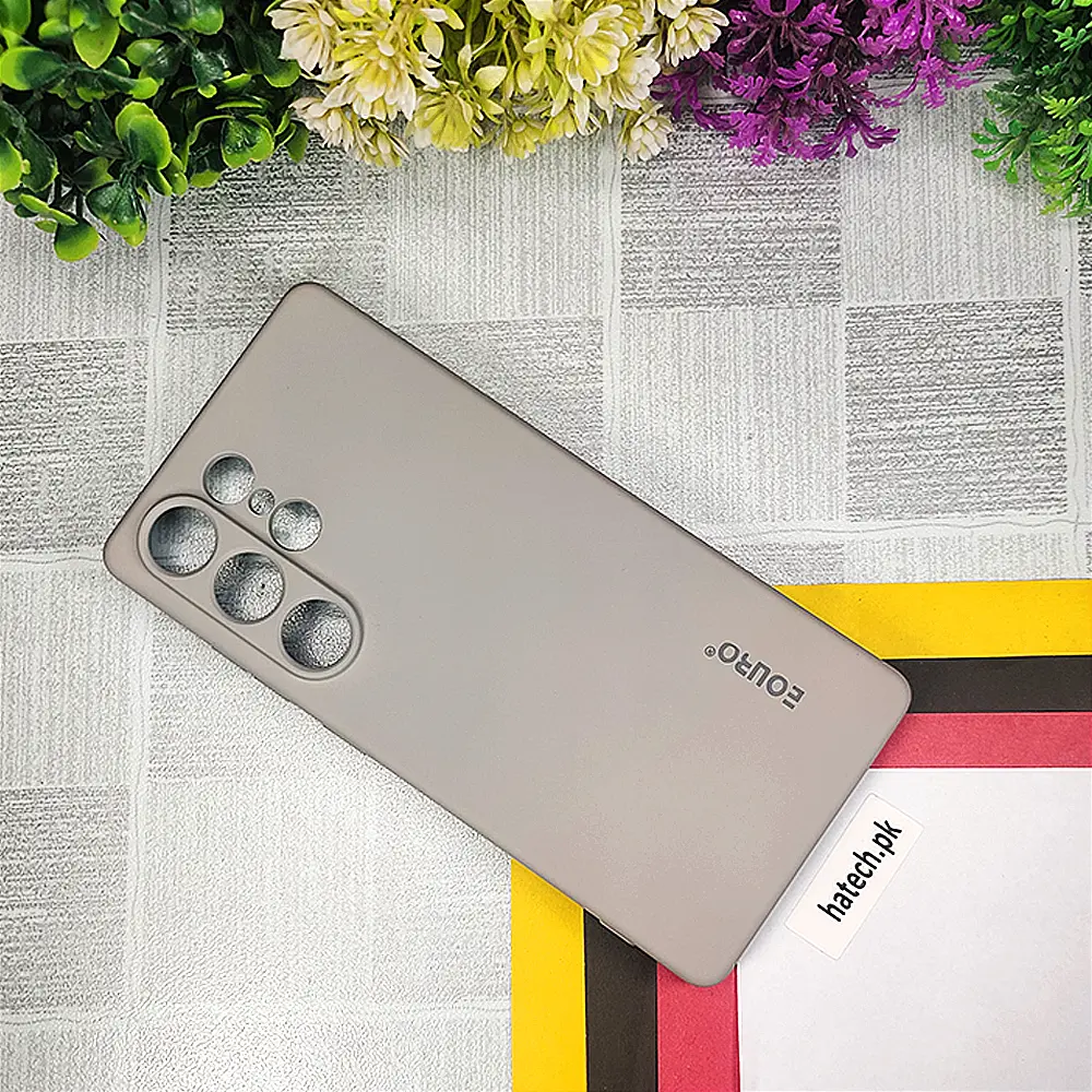 [PO23BSS25U-9-35] Samsung Galaxy S25 Ultra Eouro Official Soft Silky Back Case (Titanium)