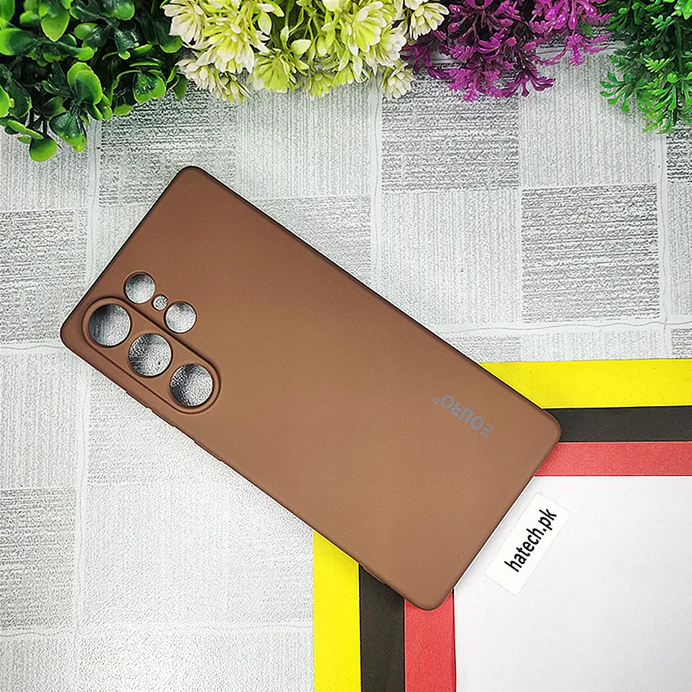 [PO23BSS25U-9-13] Samsung Galaxy S25 Ultra Eouro Official Soft Silky Back Case (Brown)