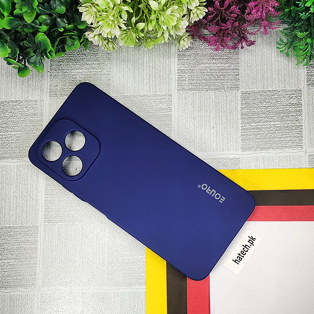 [PO23BORELMEC51-9-17] Oppo Realme C51|C53|Note 50 Eouro Official Soft Silky Back Case (Navy Blue)