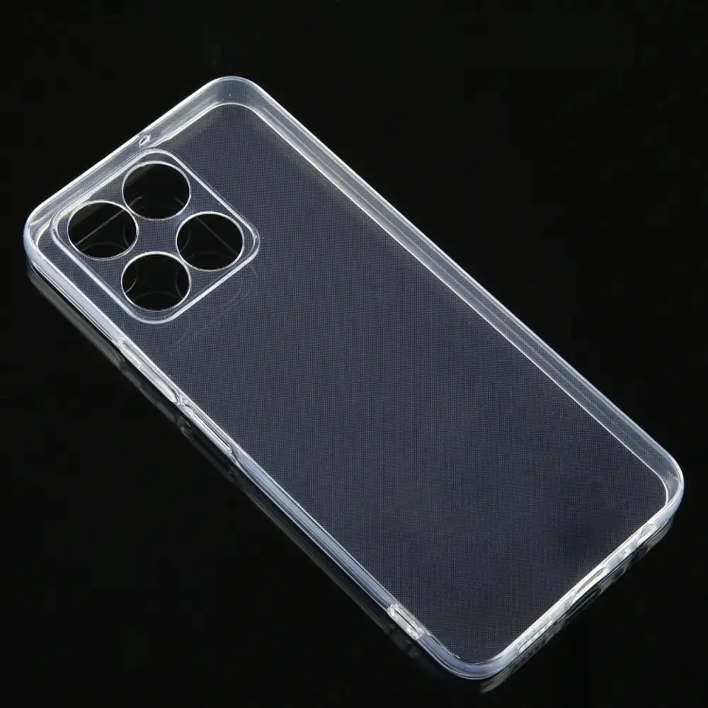 Huawei Honor X6A Dust Plug Transparent Back Case