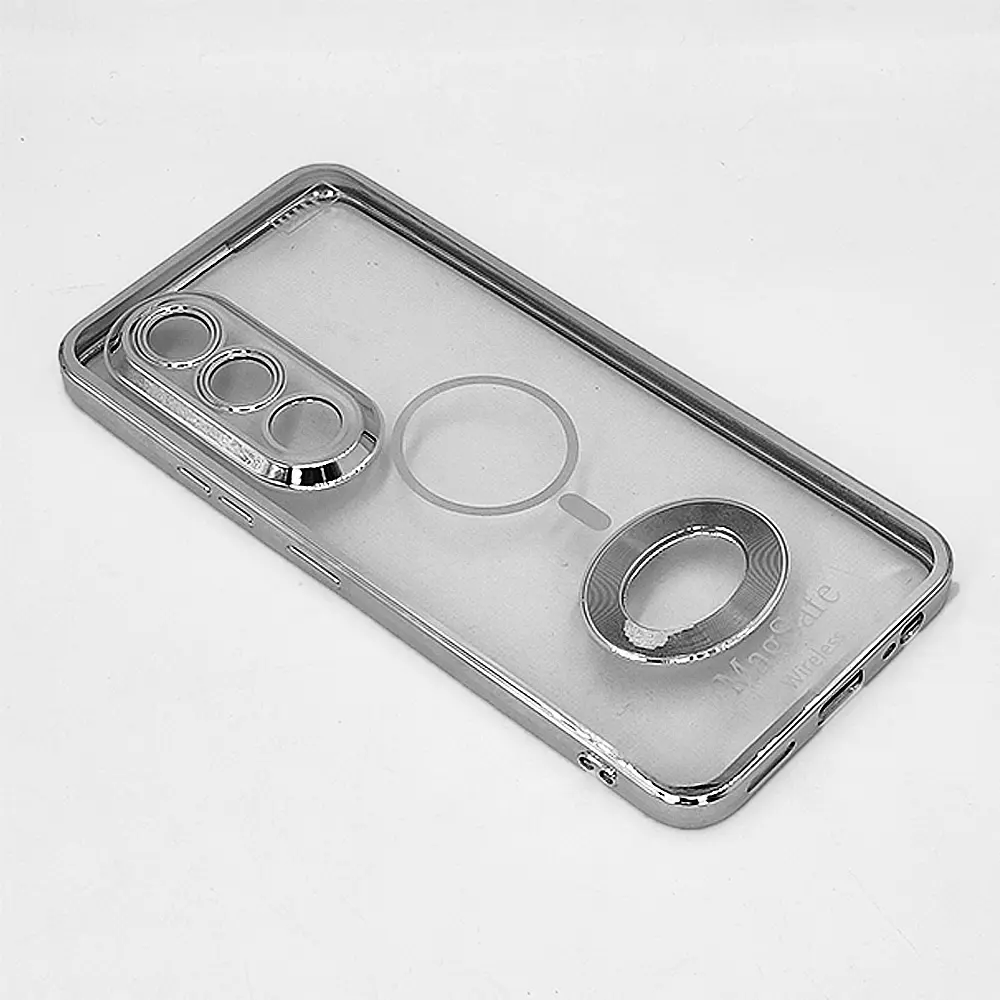 iTel S25 Magsafe CD Chrome Back Case (Silver)
